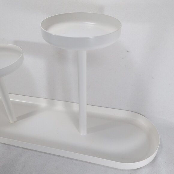 IKEA Chilistran Plant Stand Henrik Preutz White Metal 604.922.45 19.25x5.5" - Picture 2 of 16